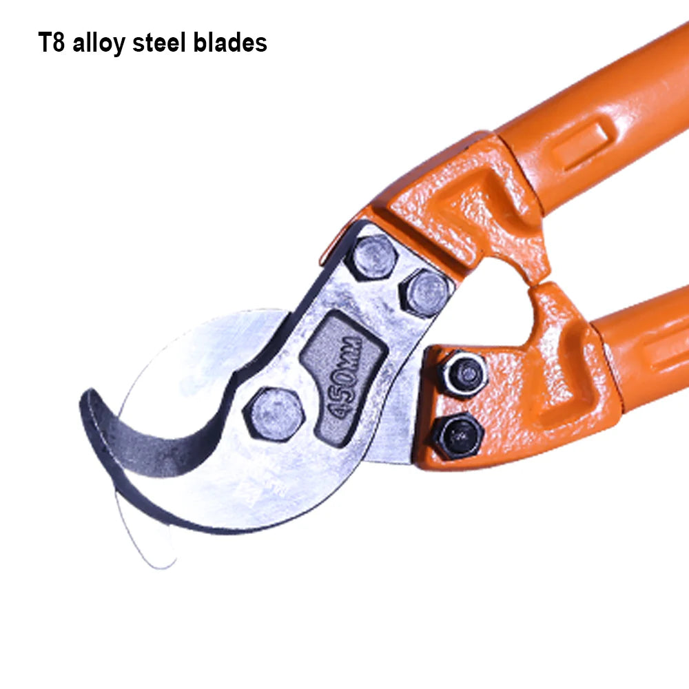 HARDEN 570073 32-Inch Industrial Cable Cutter – Hardened T8 Steel Blades | High-Leverage Shear for Heavy-Duty Copper & Aluminum Cables